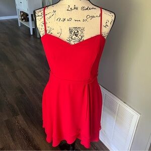 B Darlin Skater Dress in Red
